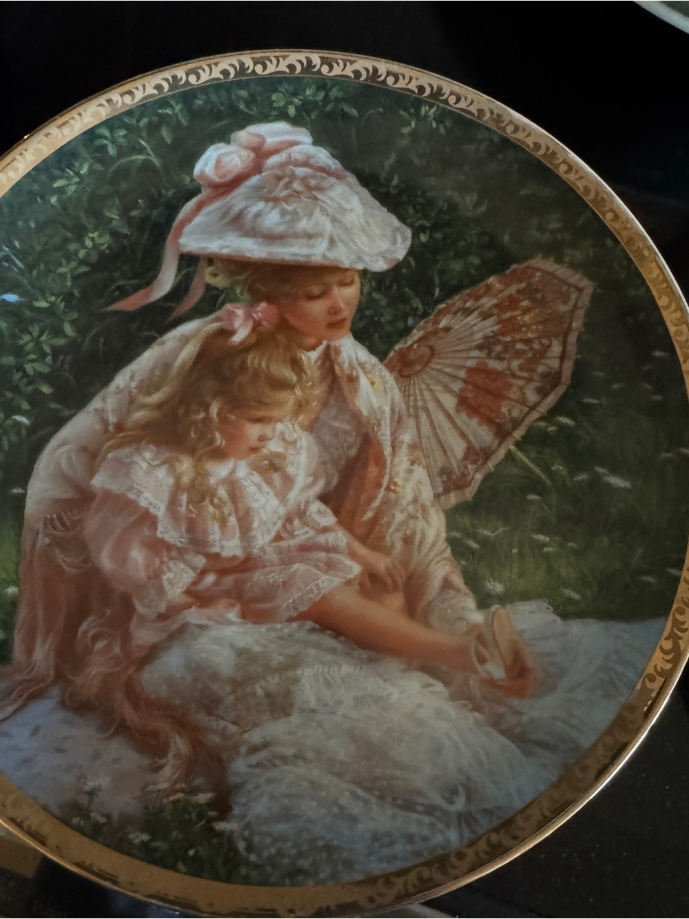 Vintage 1989 Sandra Kuck “Mother’s Sunshine” Reco Collector Plate – Fine China